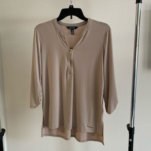 Ellen Tracy Tan Blouse